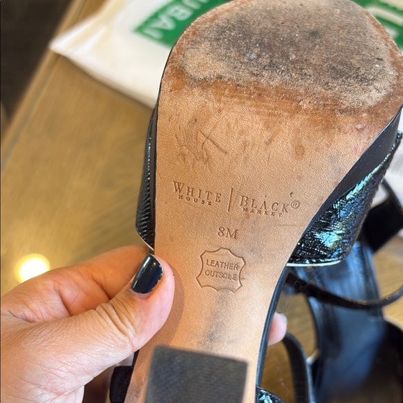 White House Black Market Strappy Heels - Picture 4 of 4